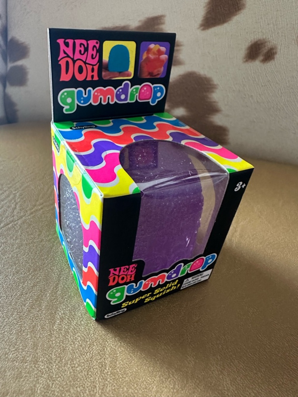 Gumdrop Super Solid Squish Toy - purple